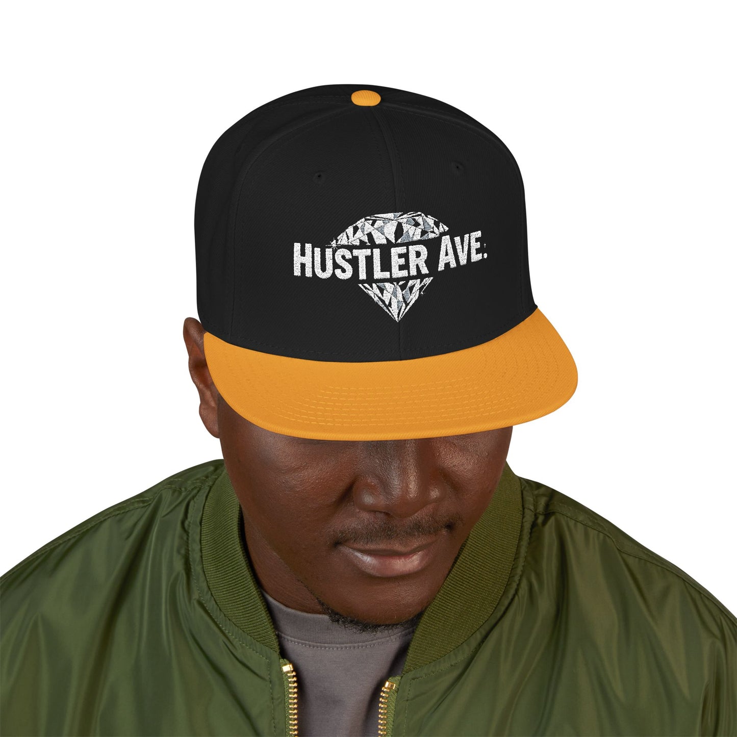 Base "Hustler Ave" Diamond Status Alt. Snapback (Multi Color Options)