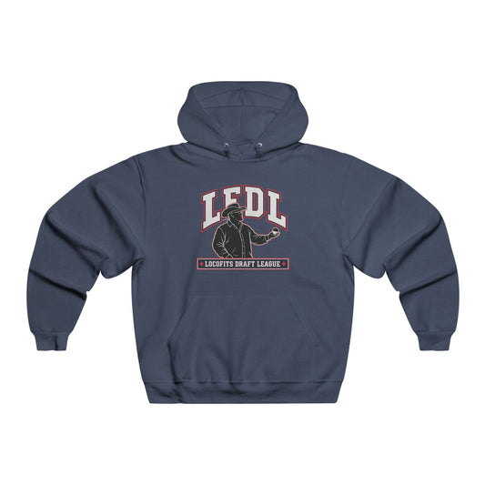 LocoFits Draft League LFDL Portrait Silhouette DAL Men's NUBLEND® Hooded Sweatshirt