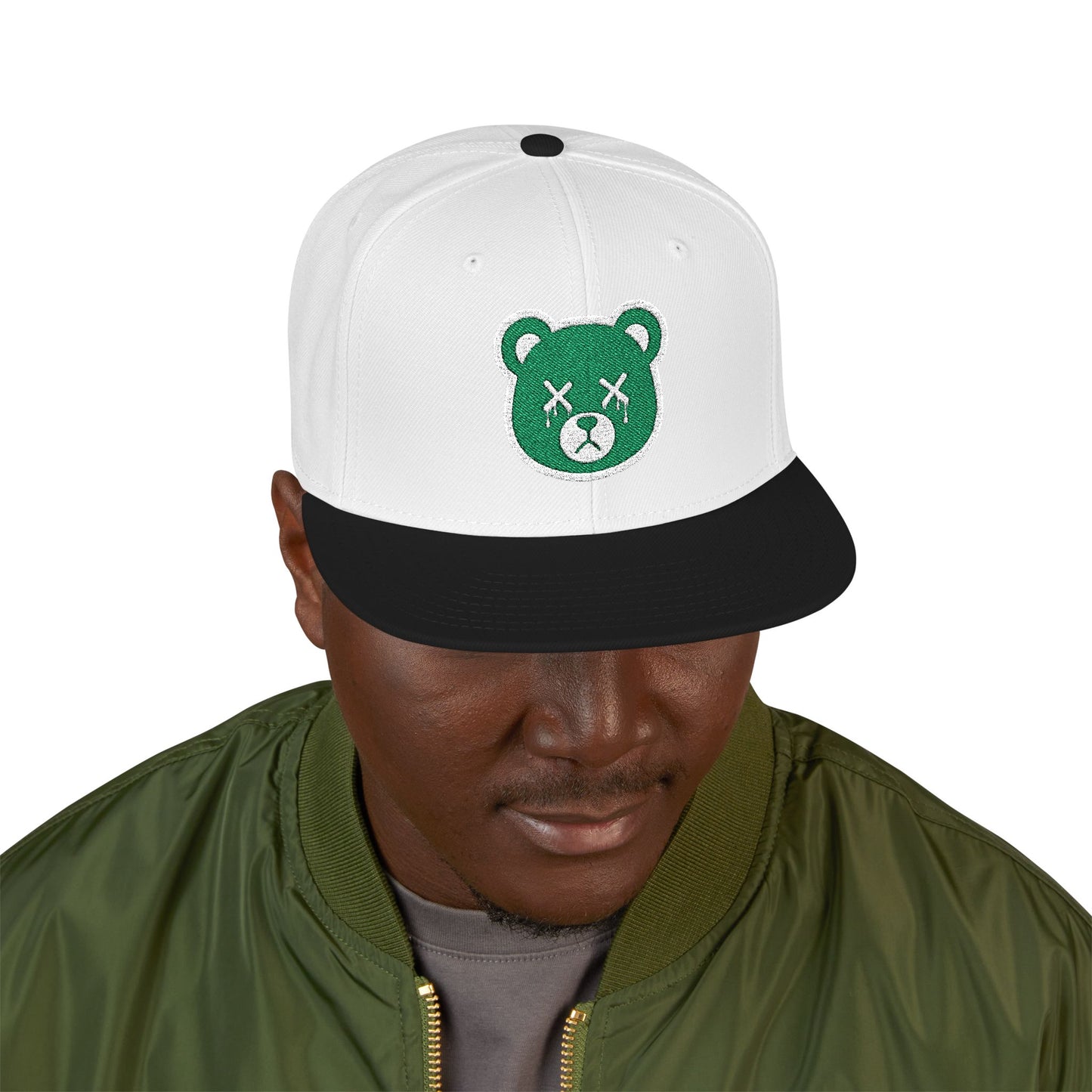 "Wicked Way" Deady Bears Green Logo Snapback