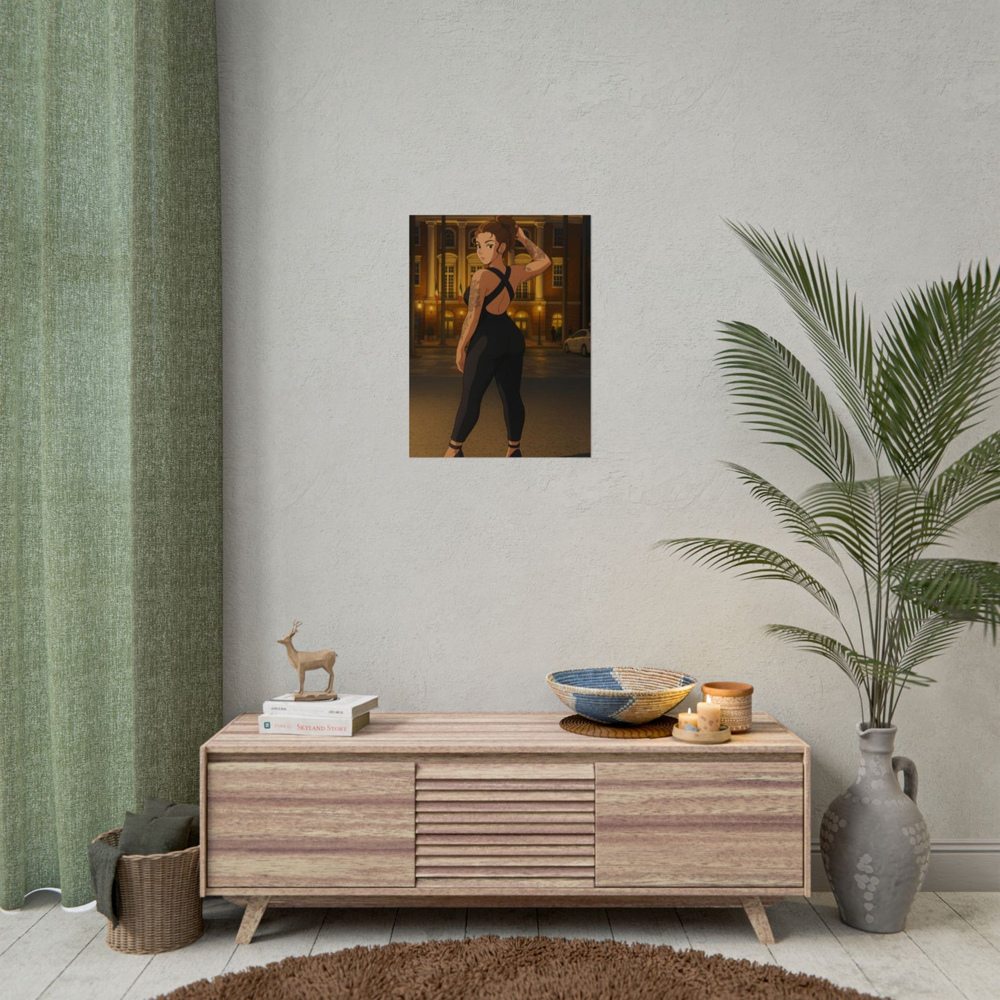 Loco Fits Anime Girls 'Let My Hair Down' Poster