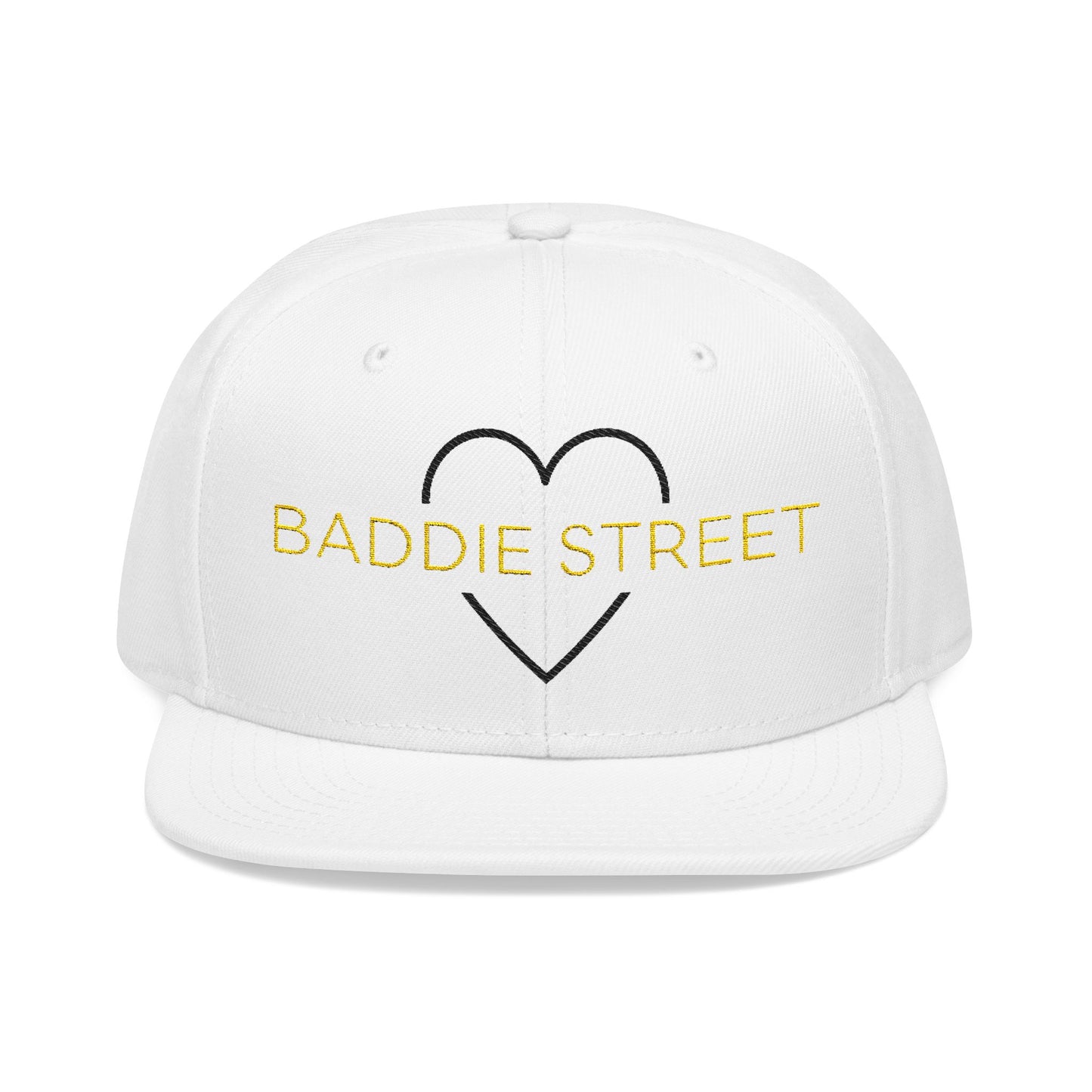 "Baddie Street" Classy Heart Logo Snapback Hat