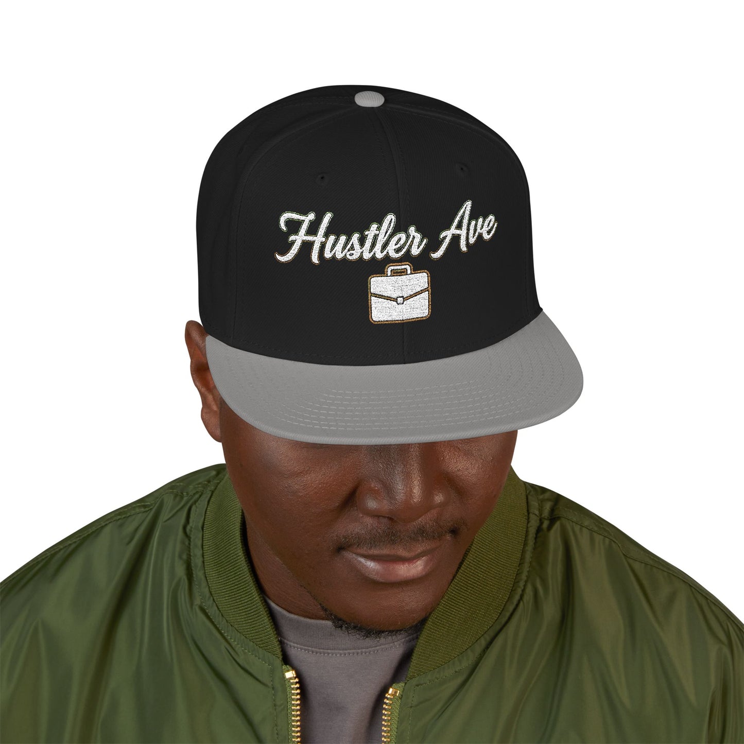 Base "Hustler Ave" All Business Briefcase Snapback
