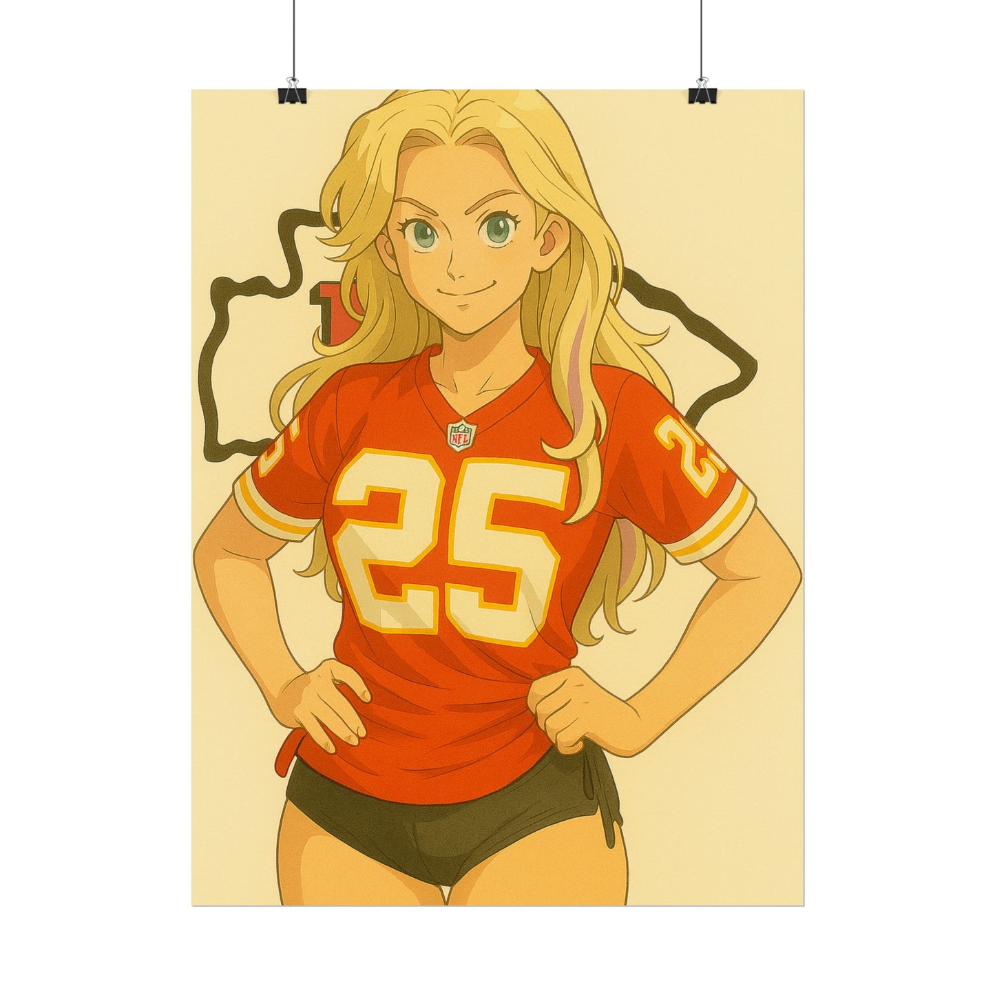 Loco Fits Anime Girls 'K City Girl 1' Poster