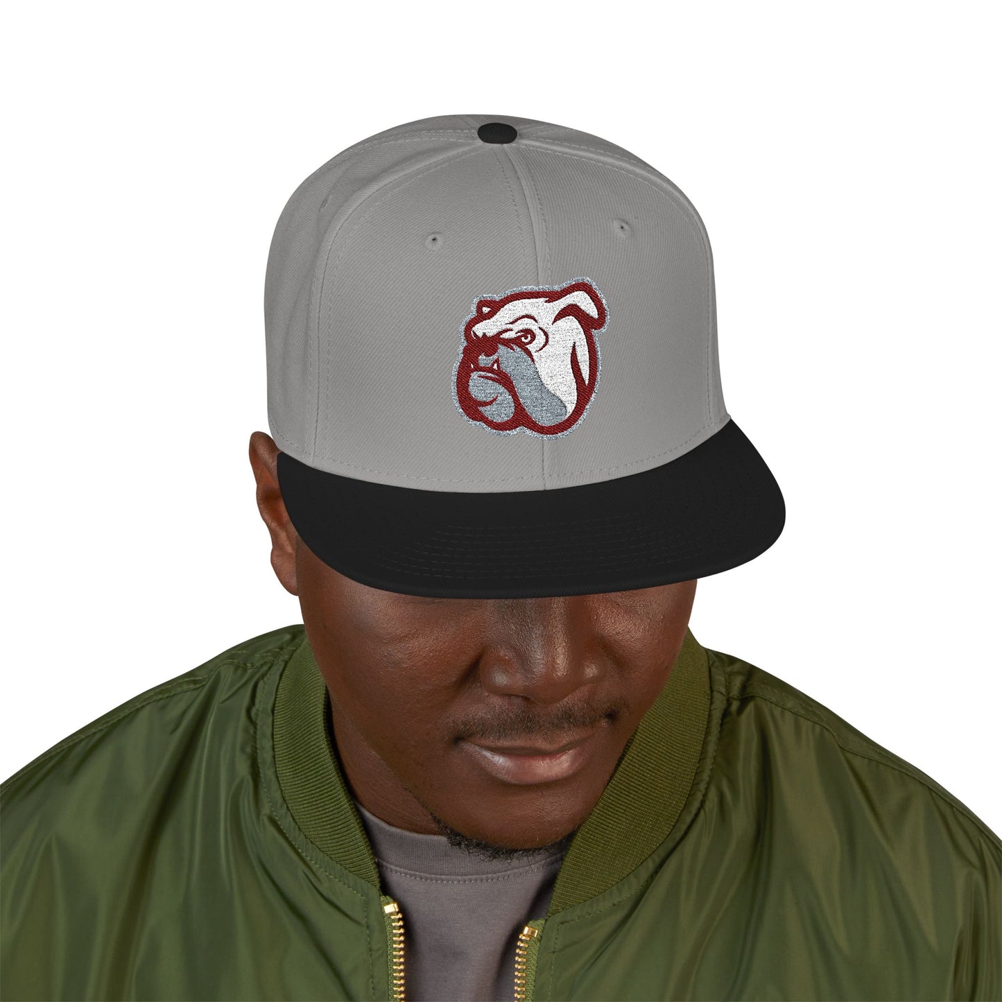 'Mississippi State Bulldog Head' Logo Snapback