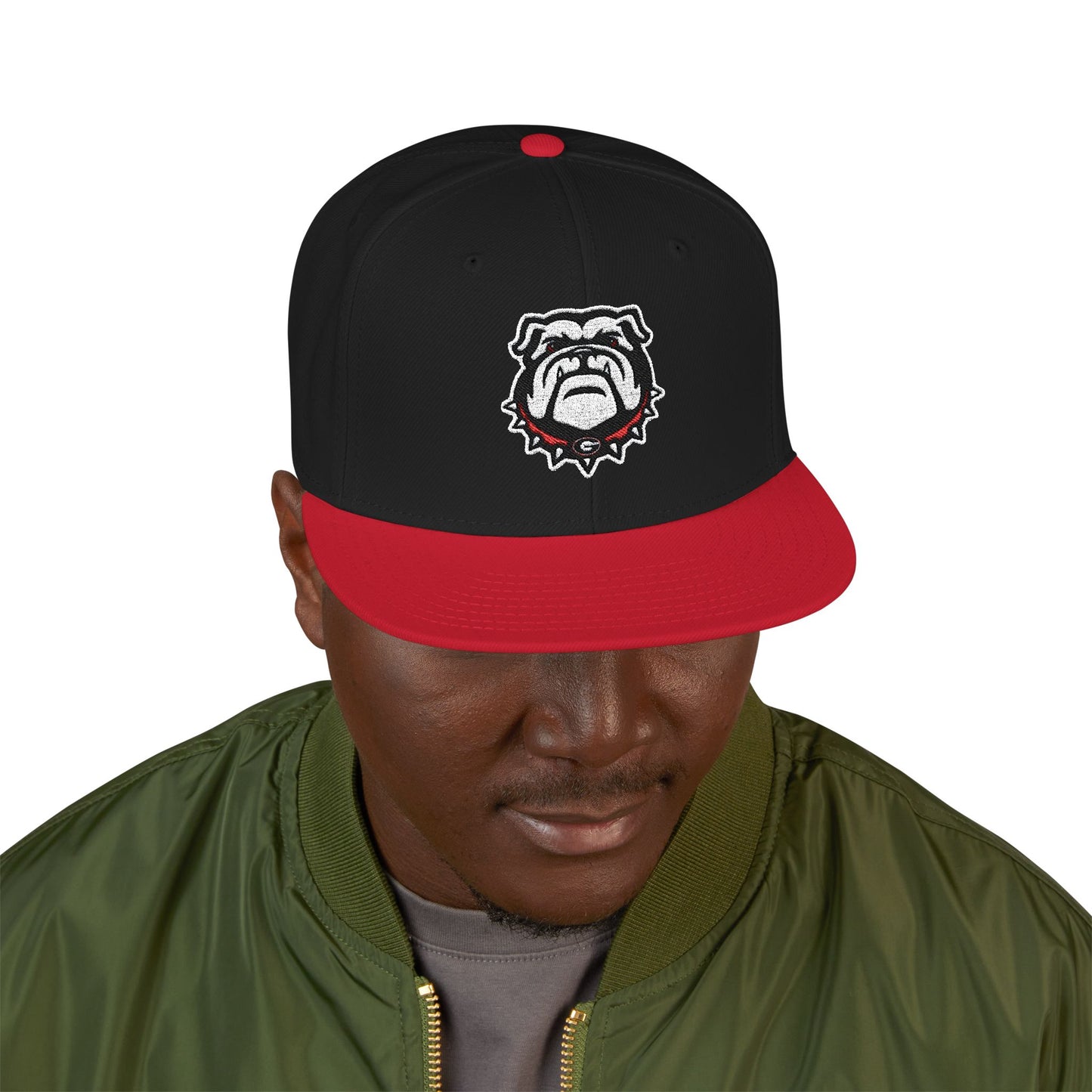 'Georgia Bulldog Head' Logo Snapback