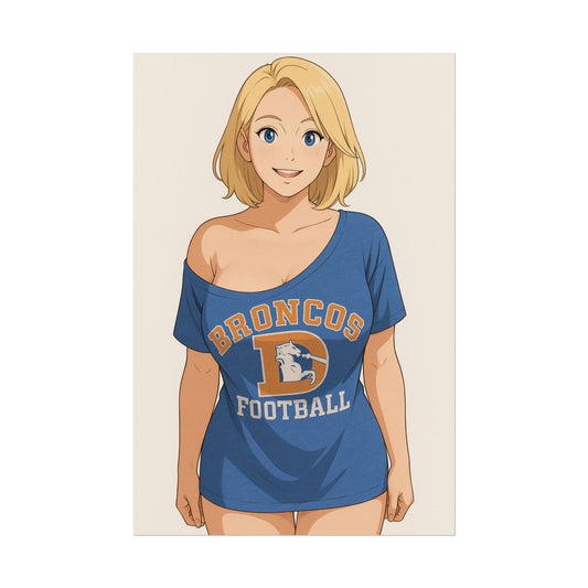 Poster Print - Anime Football Girls