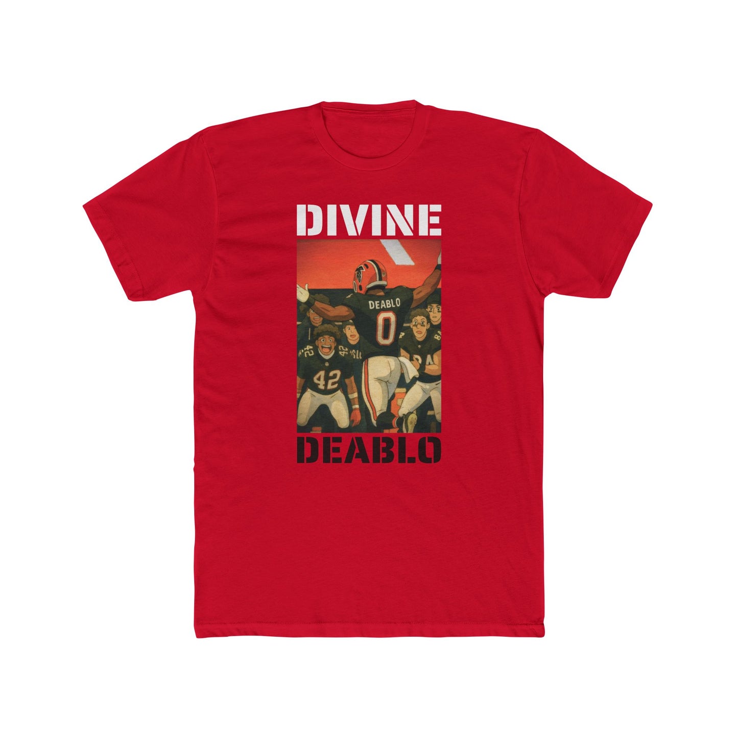 Anime Football 'Divine Deablo' Cotton Crew Tee