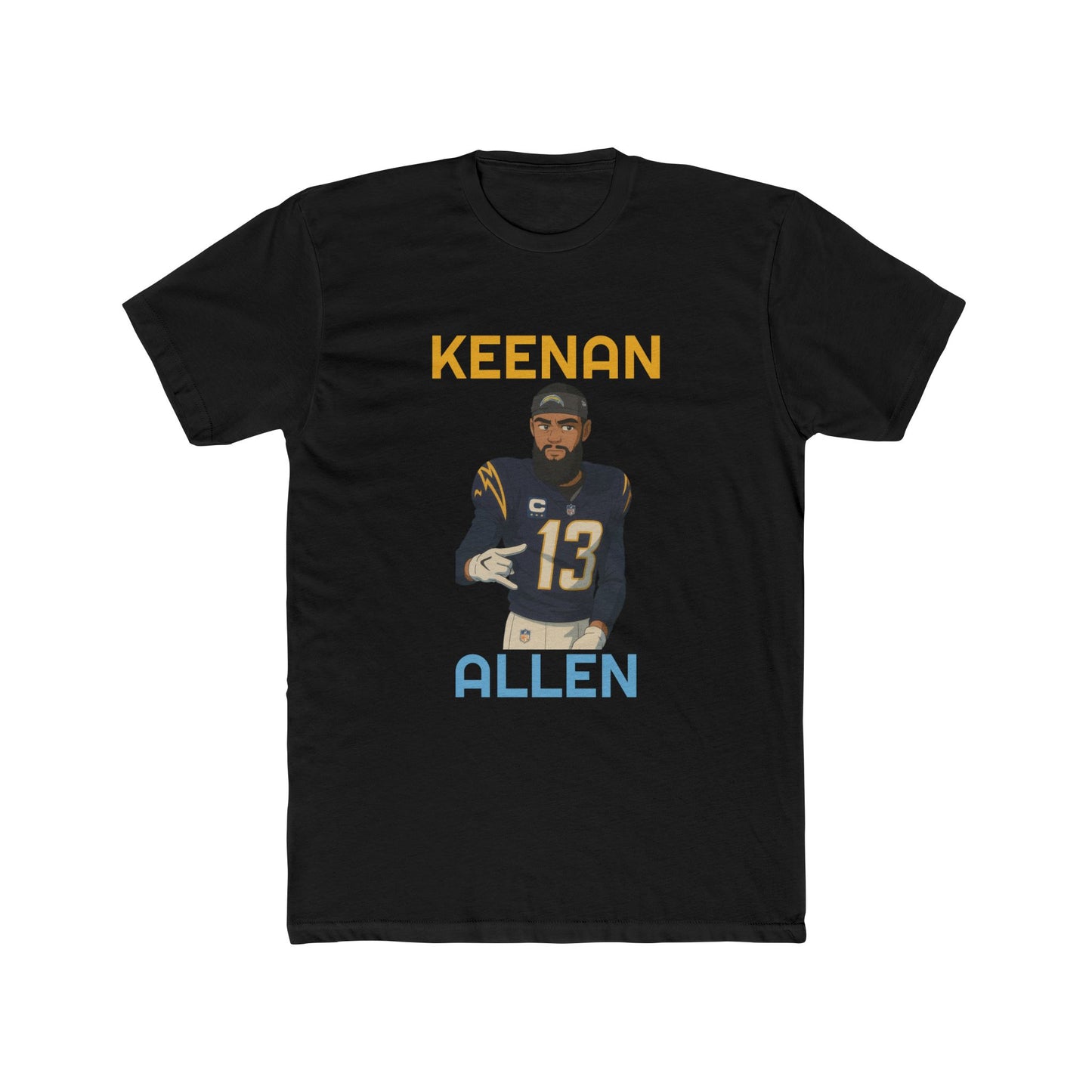 Anime Football 'Keenan Allen' Cotton Crew Tee