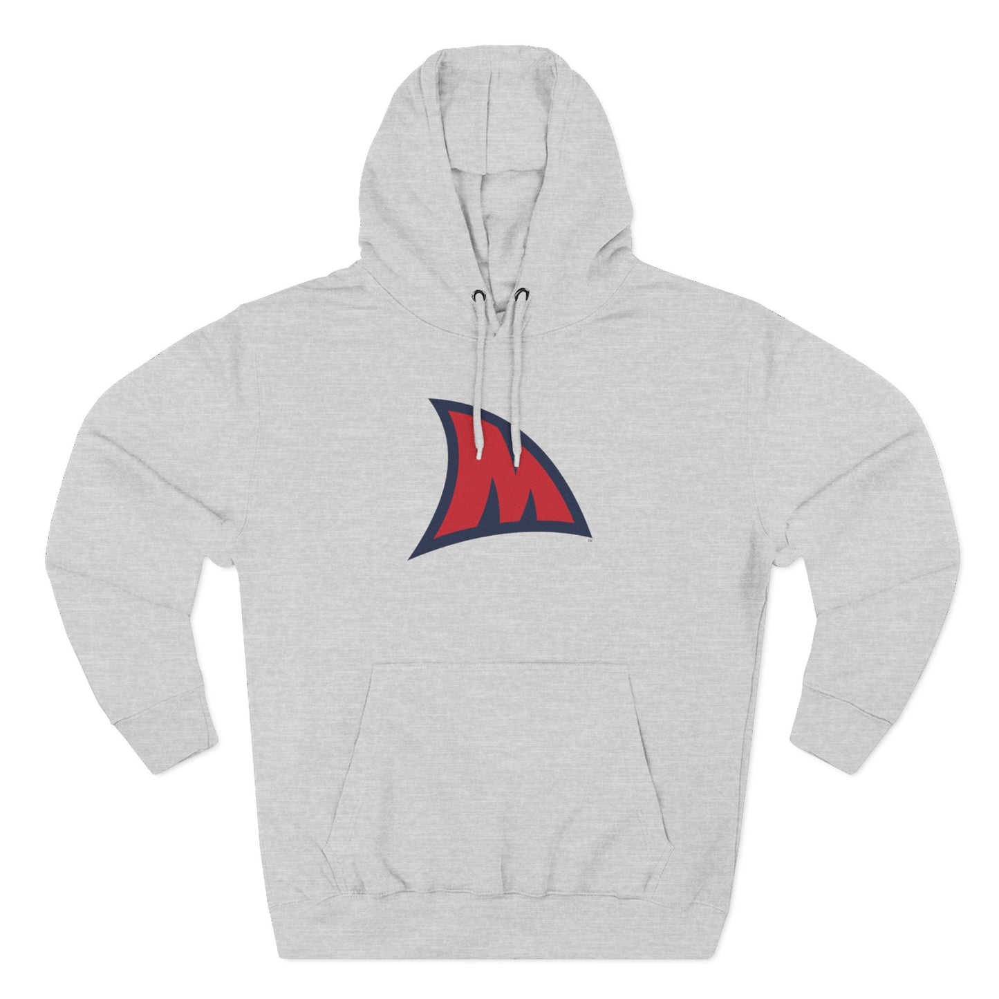 'Ole Miss Landshark M' Three-Panel Fleece Hoodie