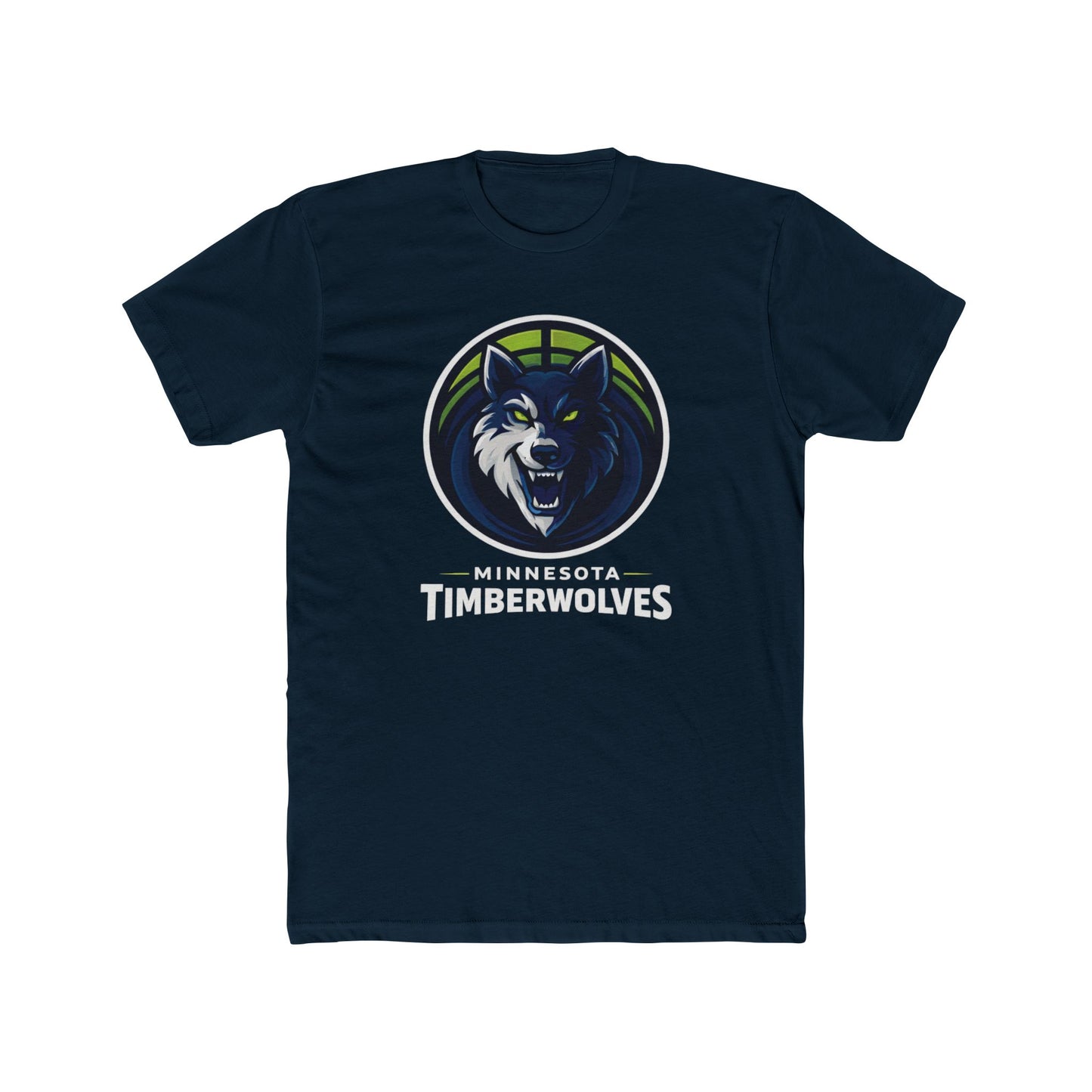 Loco Fits New "NBA Minnesota Timberwolves Basketball Concept Logo" Cotton Crew Tee