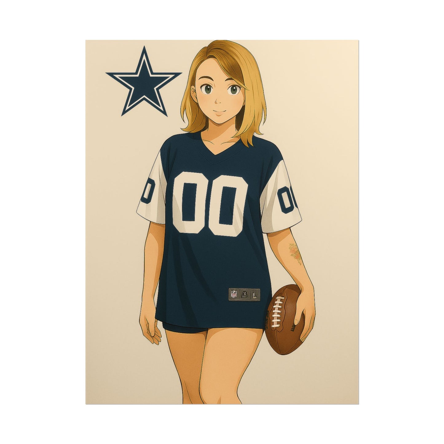 Loco Fits Anime Girls 'Cowboys Girl 1' Poster