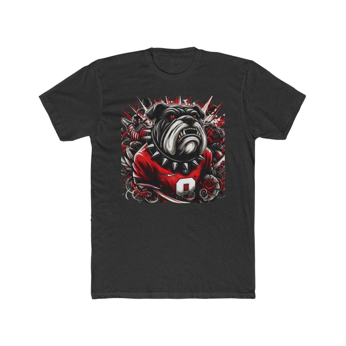 'Georgia Bulldogs Cool Portrait' Cotton Crew Tee