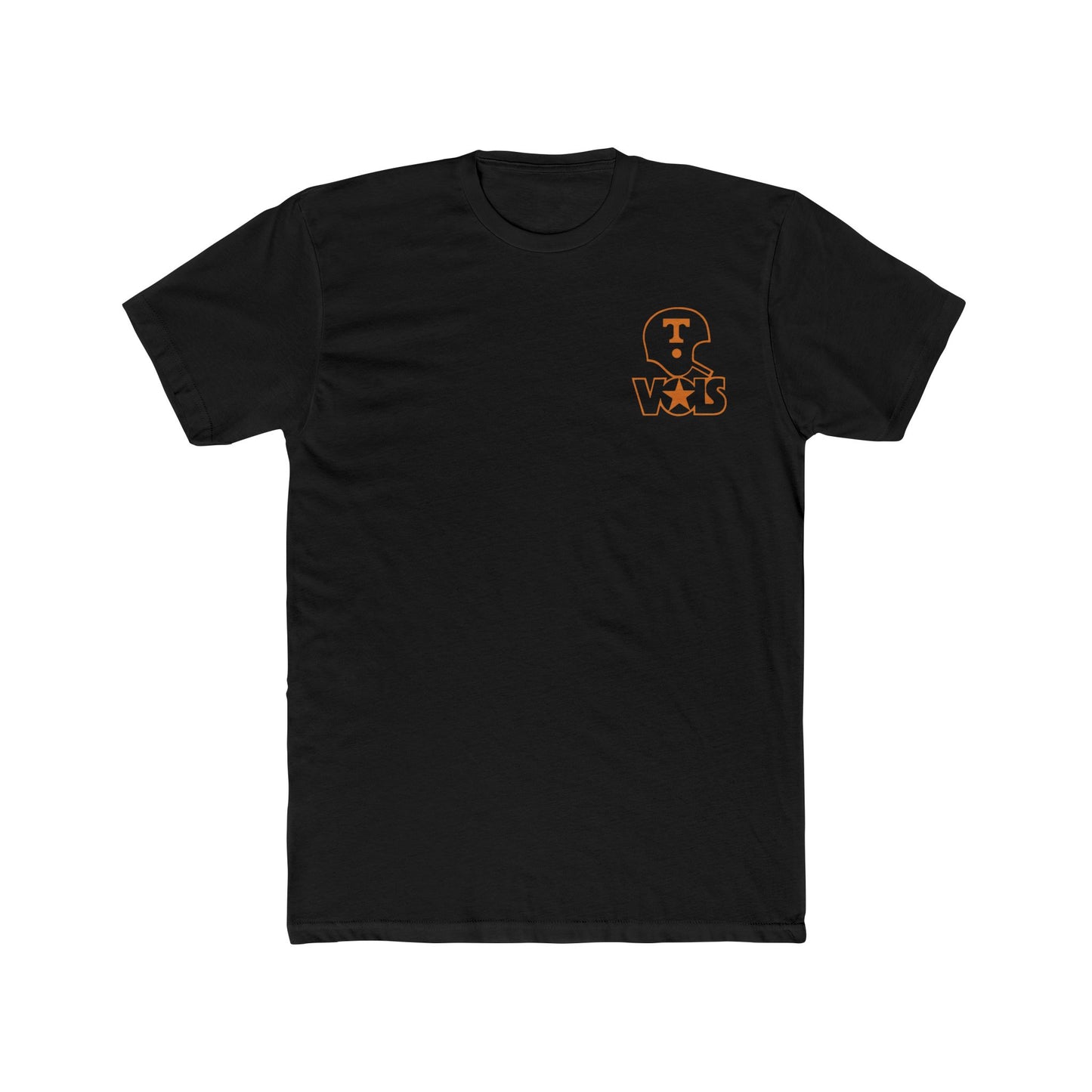 'Vols Football Helmet' Pocket Logo Cotton Crew Tee