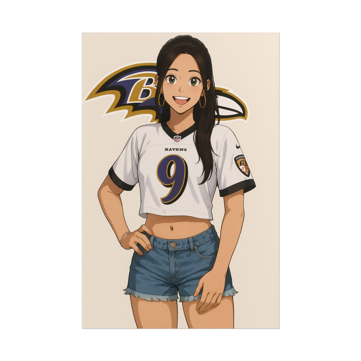 Loco Fits Anime Girls 'Ravens Girl 1' Poster