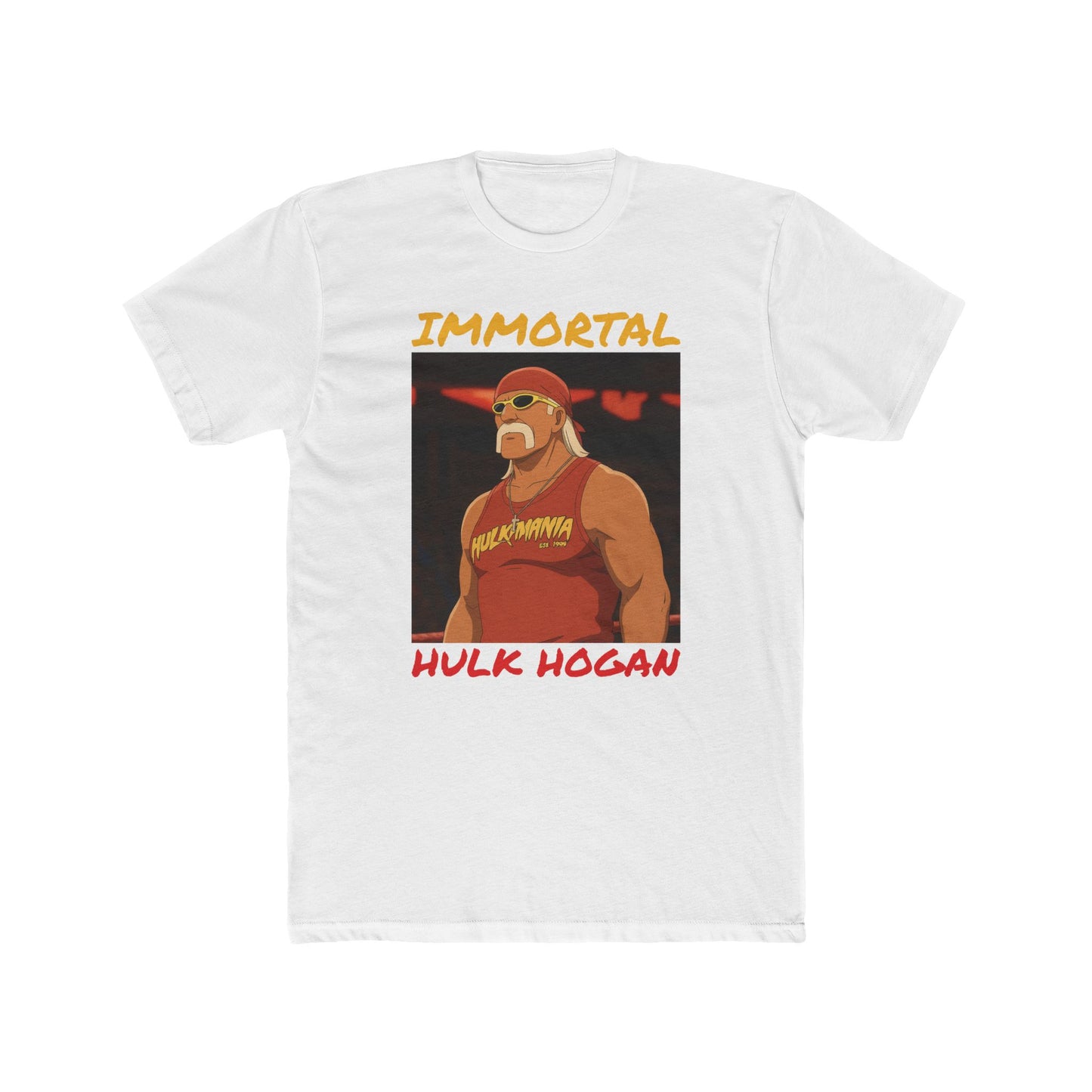 Loco Fits Anime Wrestling 'Immortal Hulk Hogan' Cotton Crew Tee