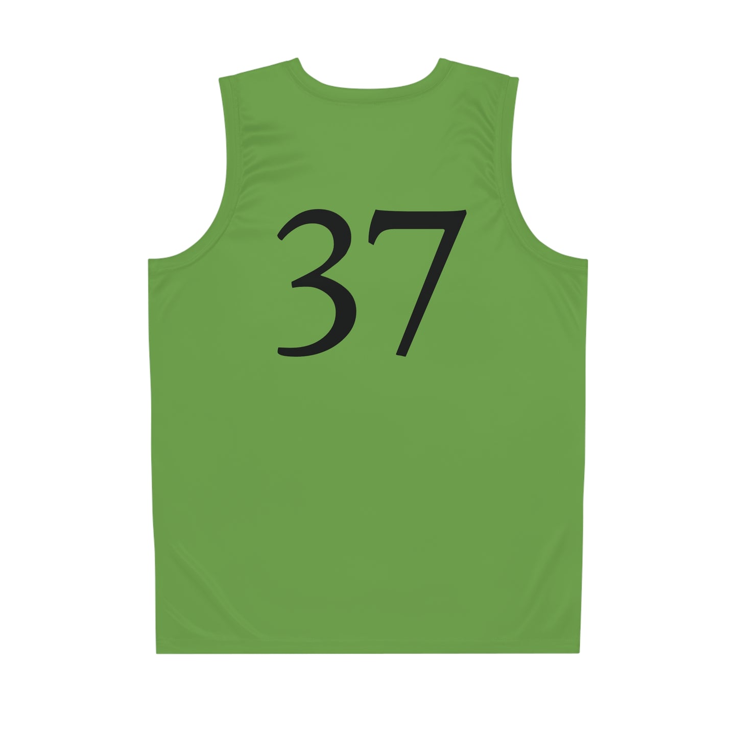 Green "Rebel Road" #37 Buck Season Basketball Jersey