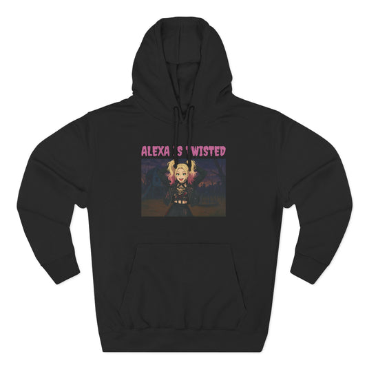 Loco Fits Anime Wrestling 'Alexa is Twisted' Three-Panel Fleece Hoodie