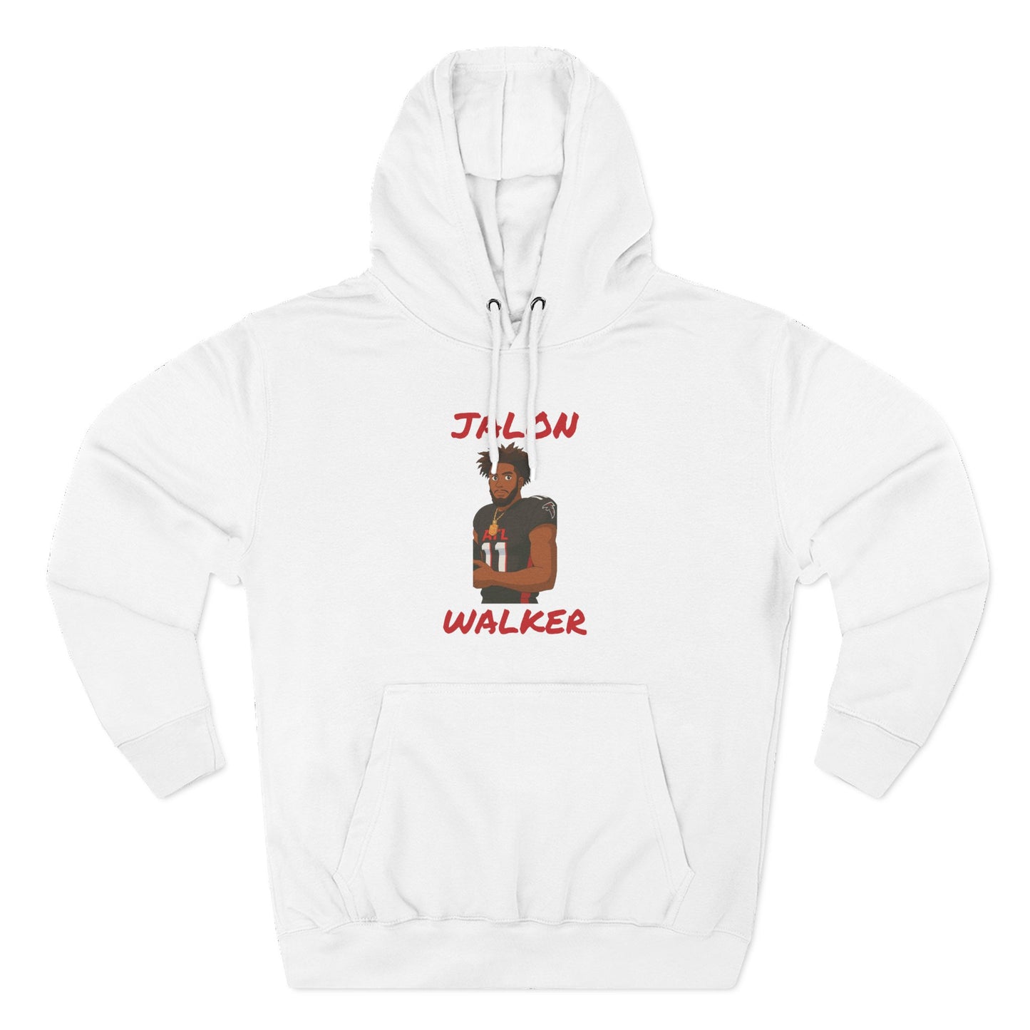 Anime Football 'Jalon Walker' Three-Panel Fleece Hoodie