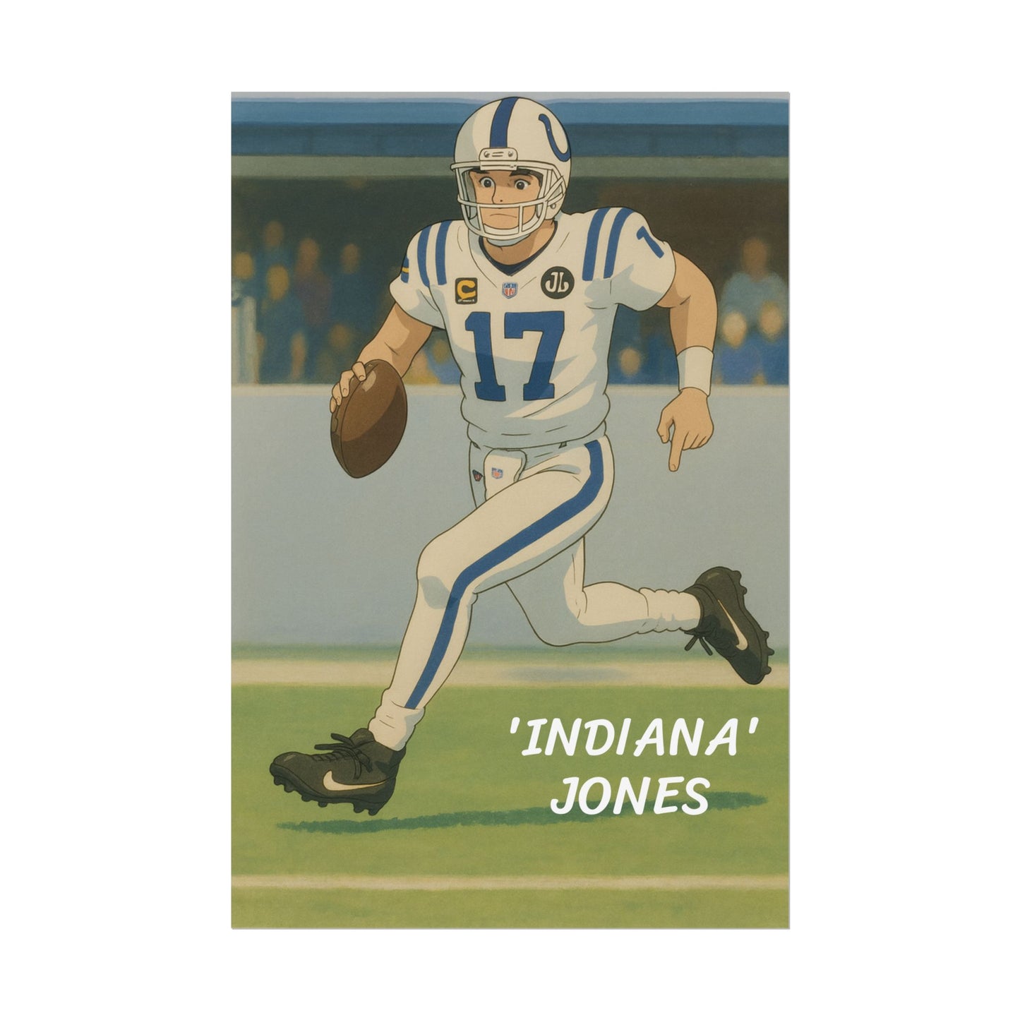 Loco Fits Anime Football 'Indiana Jones' Poster