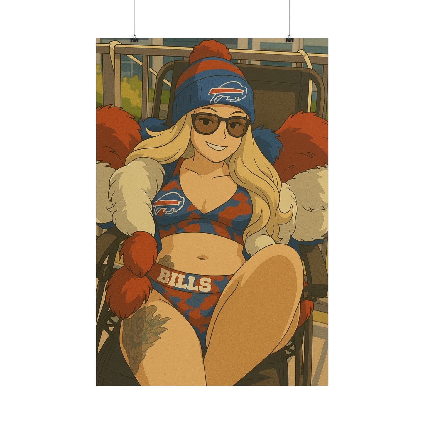 Loco Fits Anime Girls 'Bills Girl Swimsuit 1' Poster