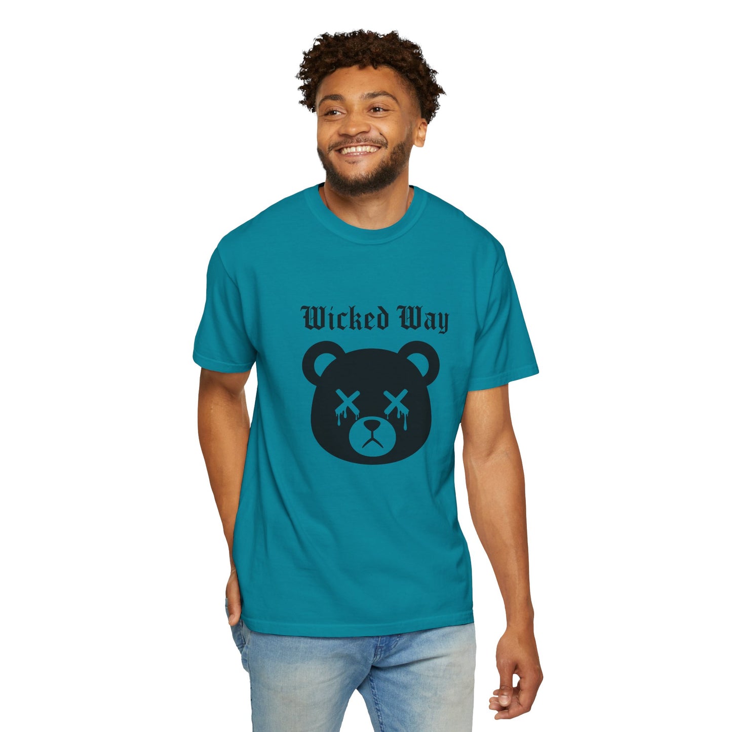 "Wicked Way" Dead Bear Head T-Shirt (Multi Color Options)
