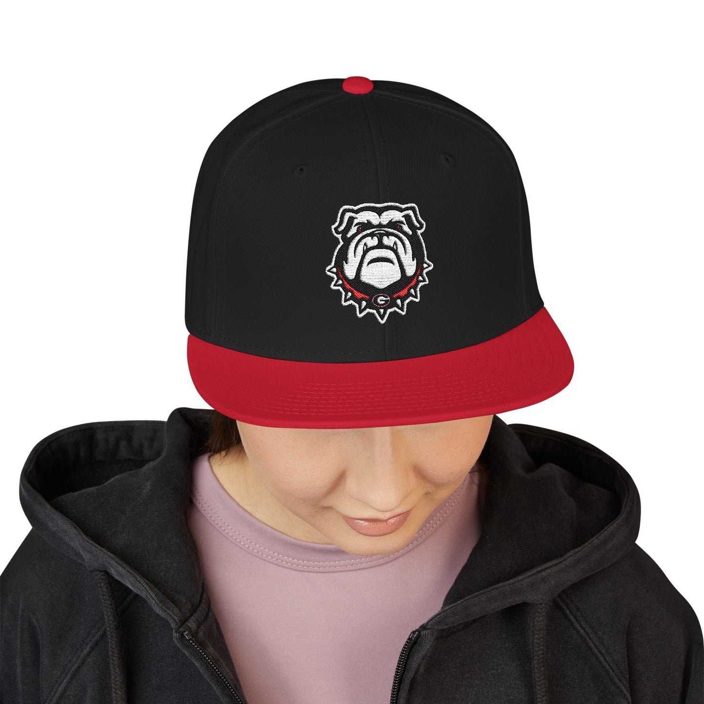 'Georgia Bulldog Head' Logo Snapback