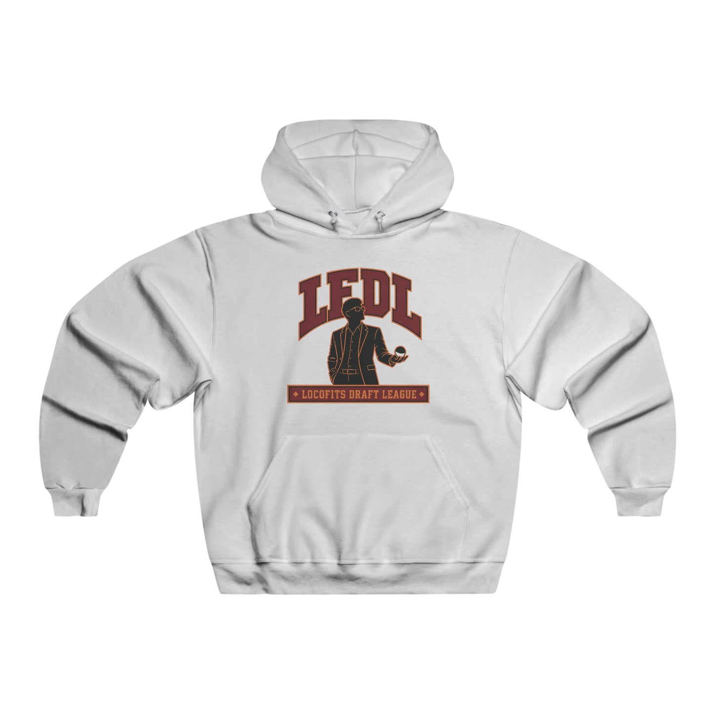 LocoFits Draft League LFDL Portrait Silhouette SC Men's NUBLEND® Hooded Sweatshirt