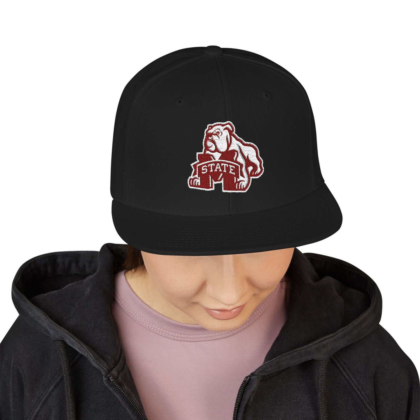 'Mississippi State Bulldog Bully' Logo Snapback
