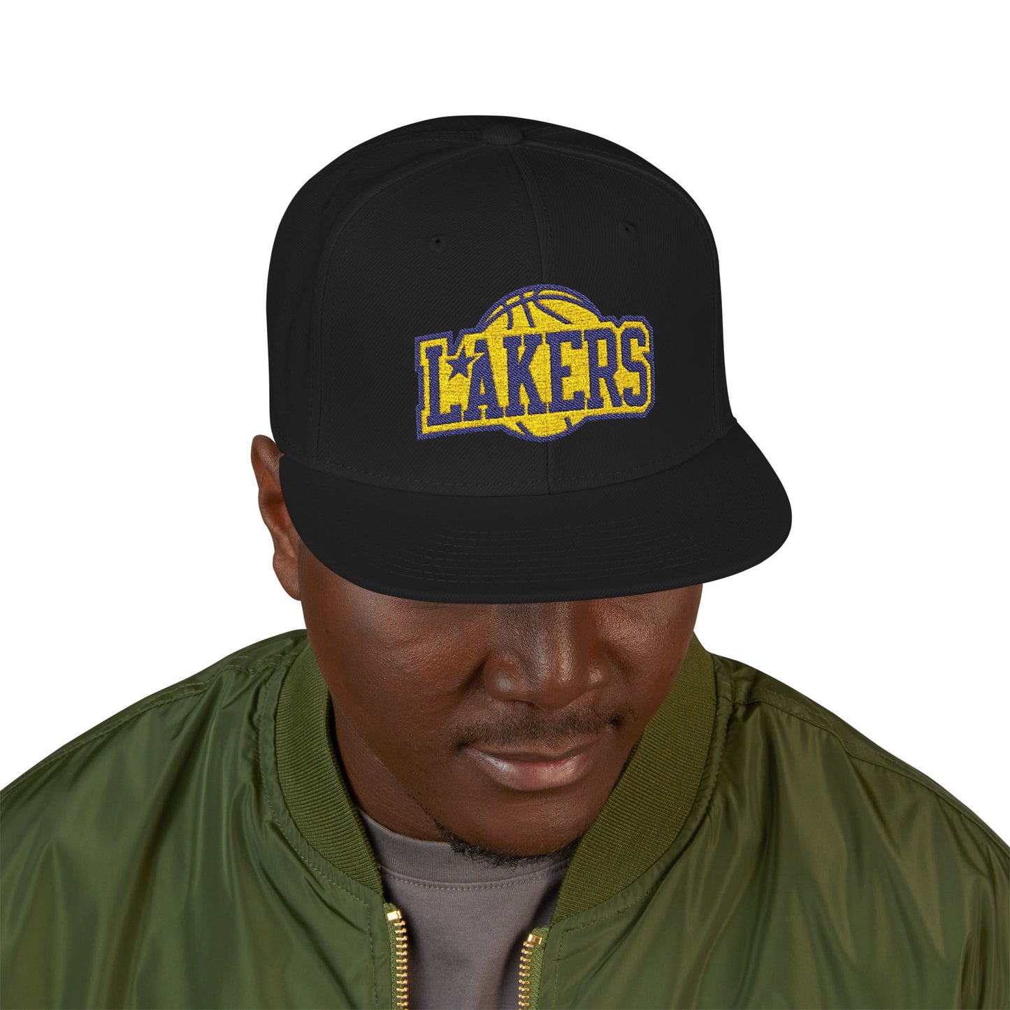 Loco Fits "NBA Lakers Words Concept Logo" Snapback (Embroidery)