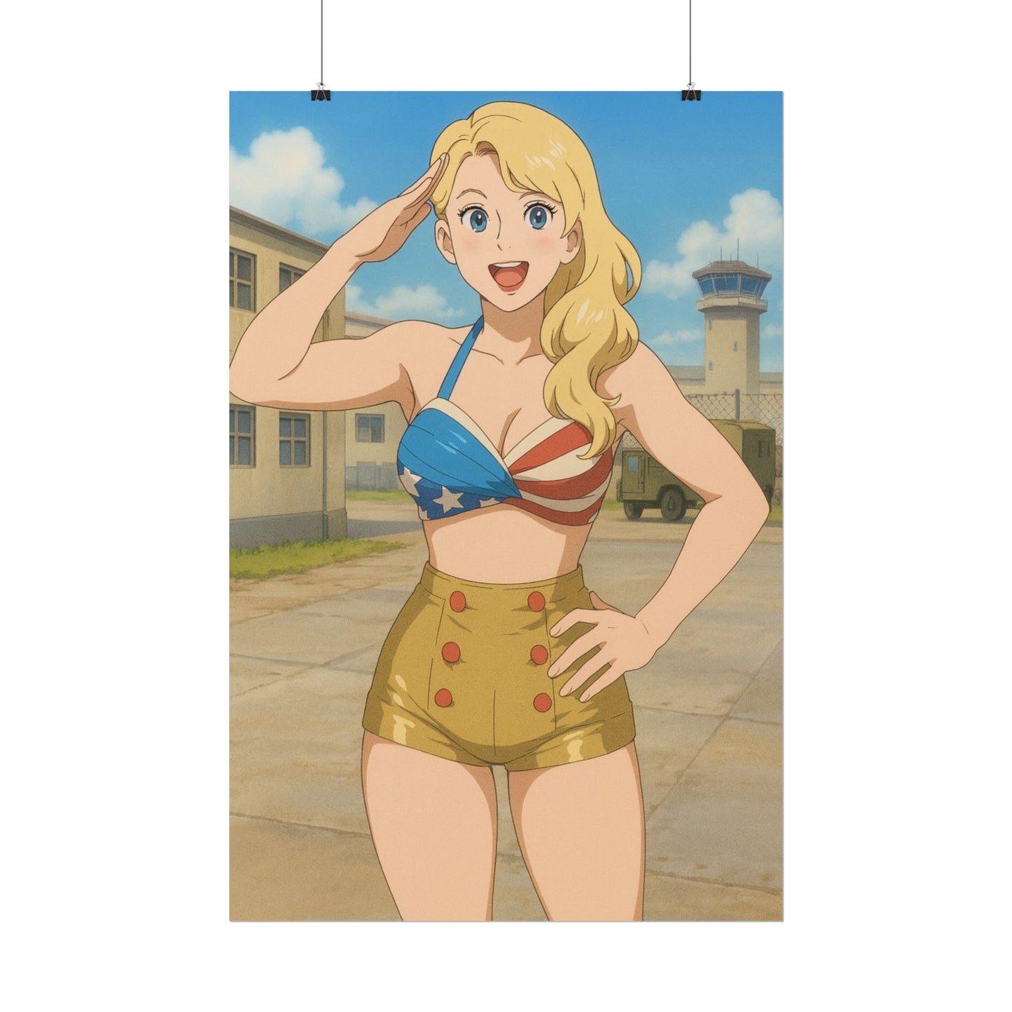 Loco Fits Anime Wrestling 'Salute Lacey Evans' Poster