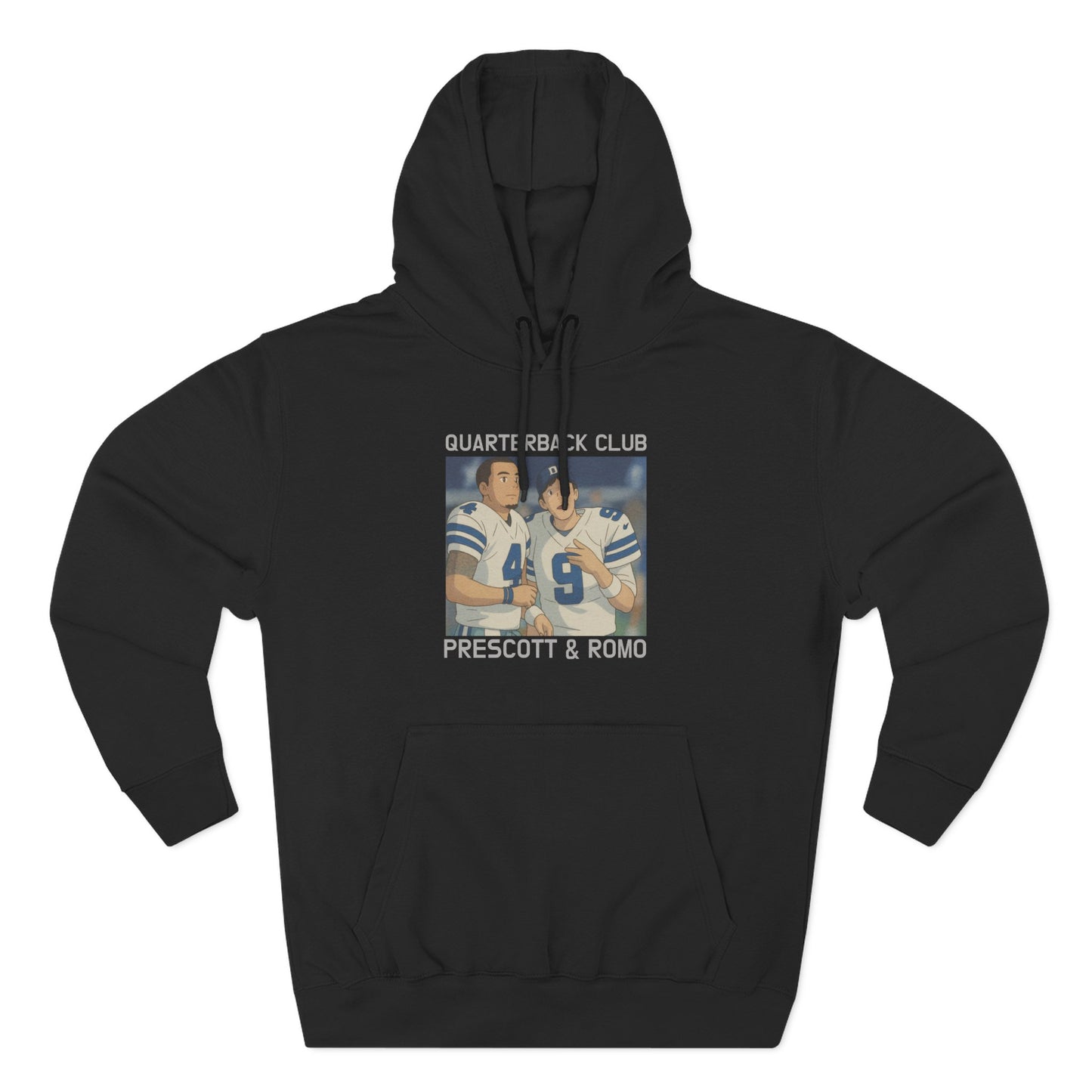 Anime Football 'Quarterback Club Prescott & Romo' Three-Panel Fleece Hoodie