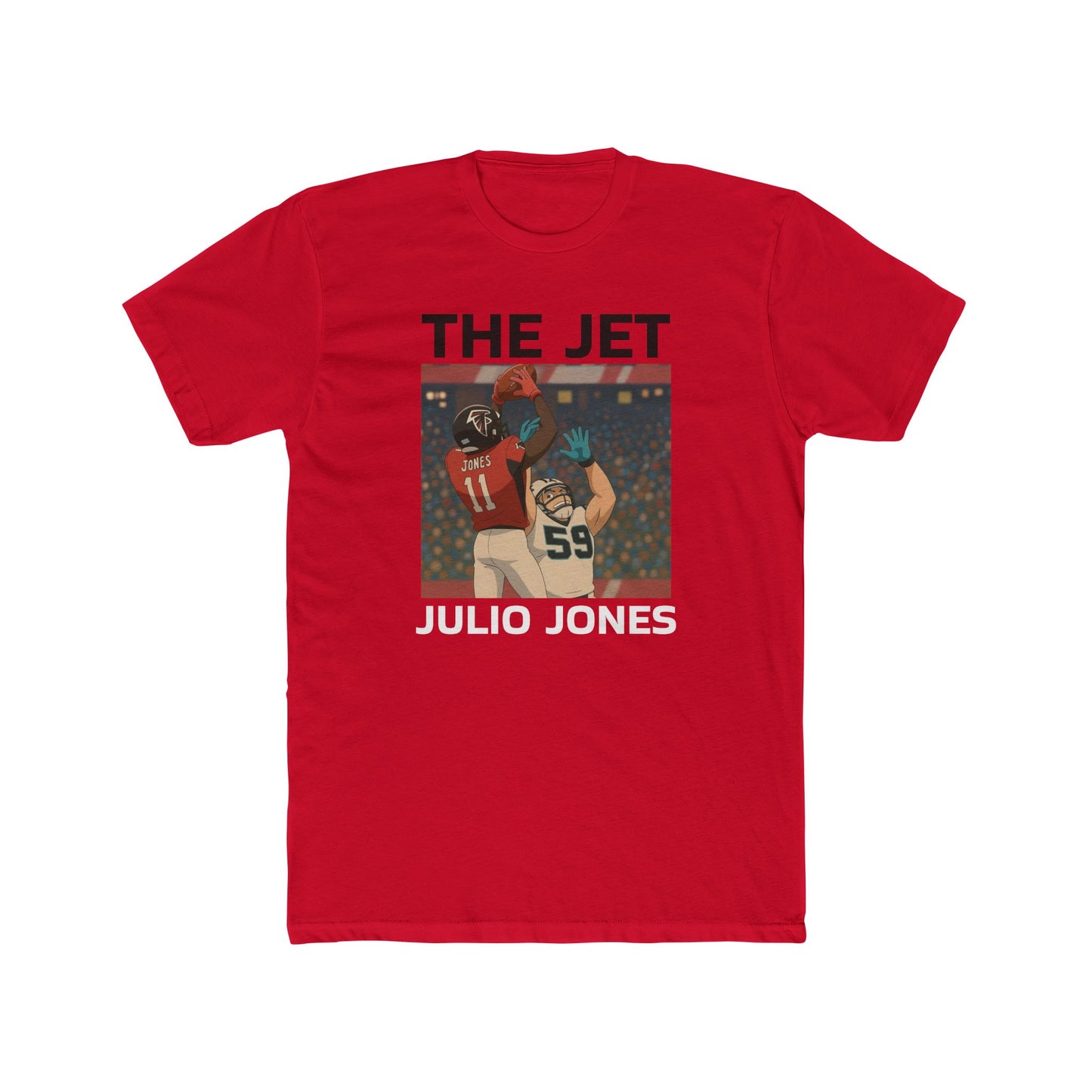 Anime Football 'The Jet Julio Jones' Cotton Crew Tee