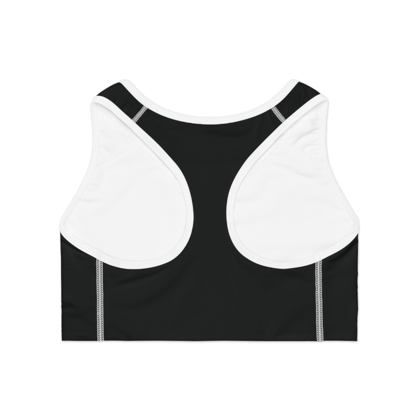 "Baddie Street" Script Heart V2 Sports Bra Active Fitness Wear