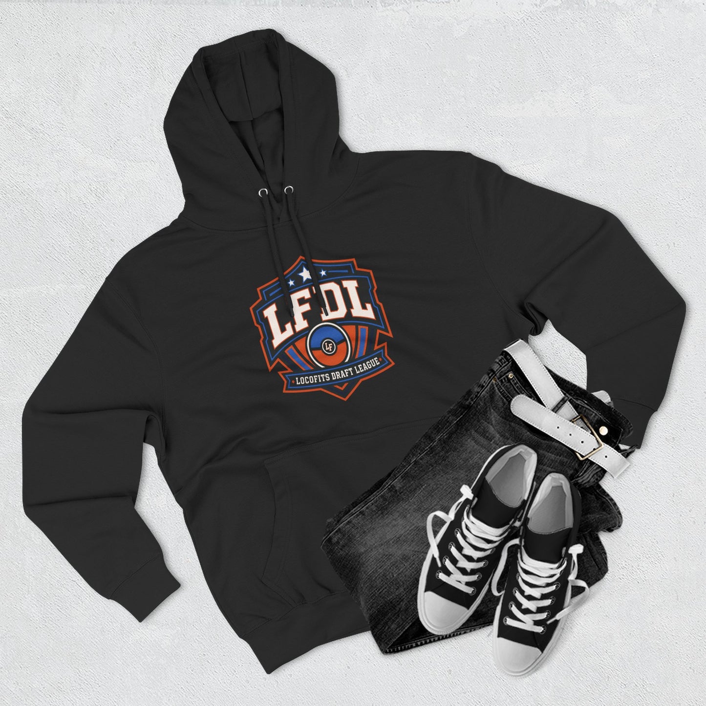 LocoFits Draft League Amsterdam Three-Panel Fleece Hoodie