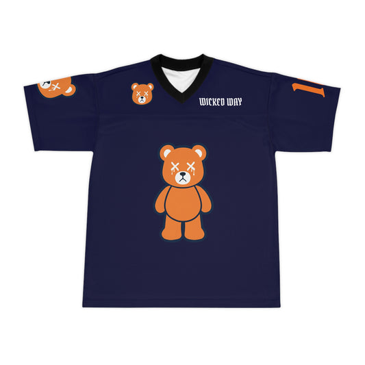 "Wicked Way" #10 Nix Deady Bears Football Jersey