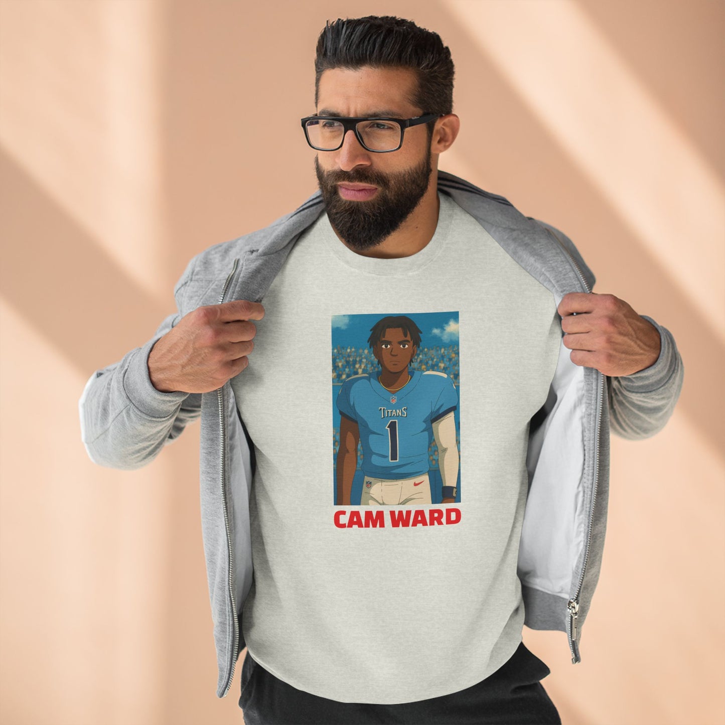 Anime Football 'Cam Ward' Crewneck Sweatshirt