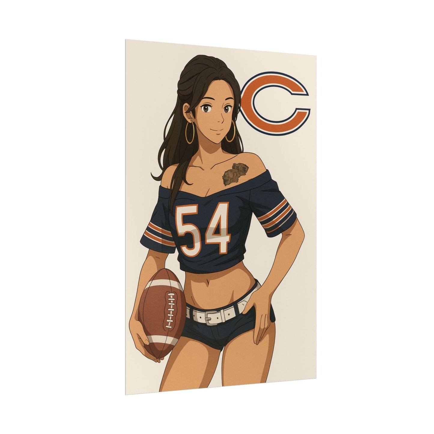 Loco Fits Anime Girls 'Bears Girl 1' Poster