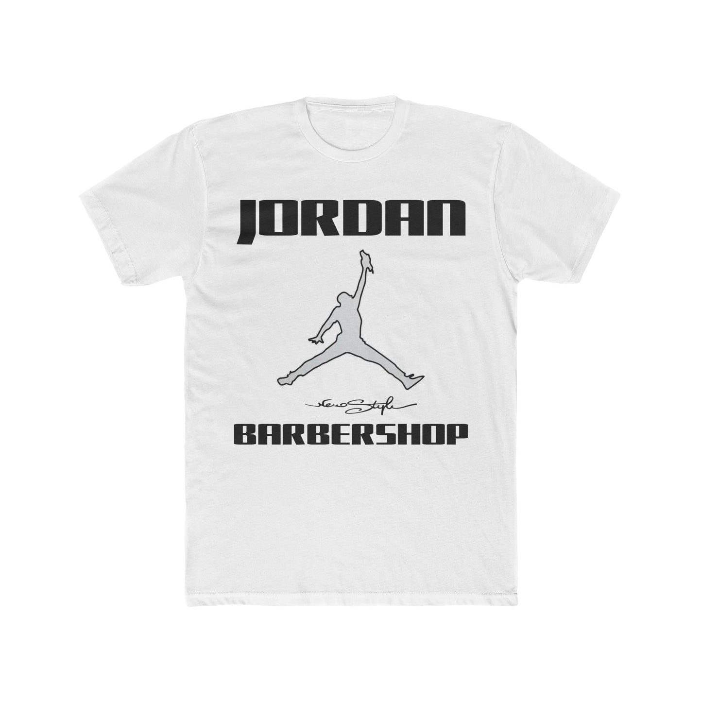 Jordan New Style Barbershop Cotton Crew T-Shirt