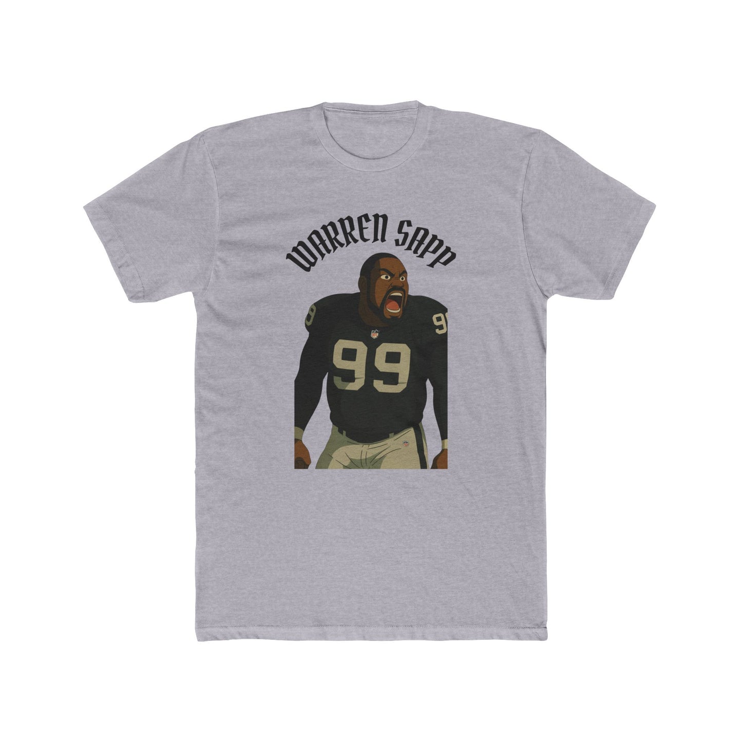 Anime Football 'Warren Sapp' Cotton Crew Tee