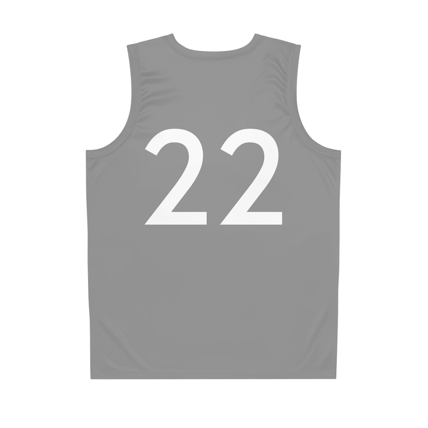 Grey "Hustler Ave" #22 Avalanche Motion Alt. Basketball Jersey