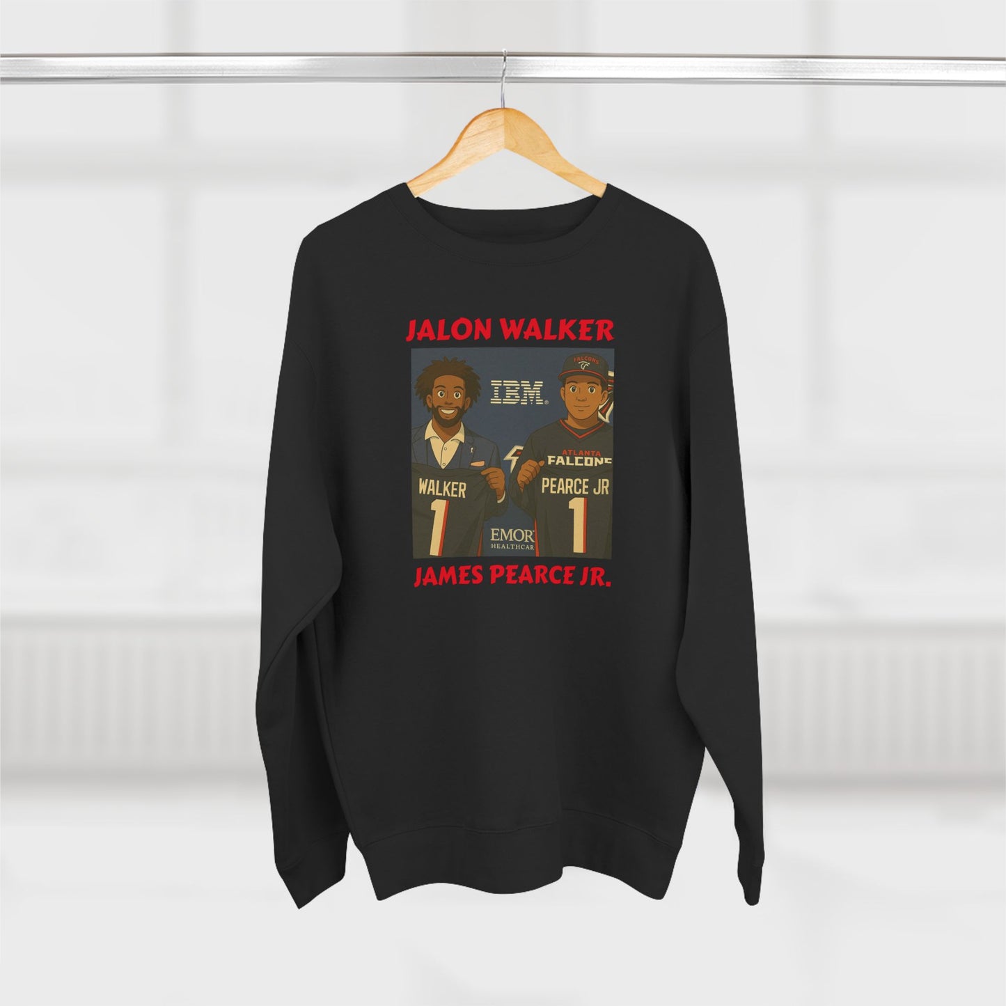 Anime Football 'Jalon Walker/ James Pearce Jr' Crewneck Sweatshirt