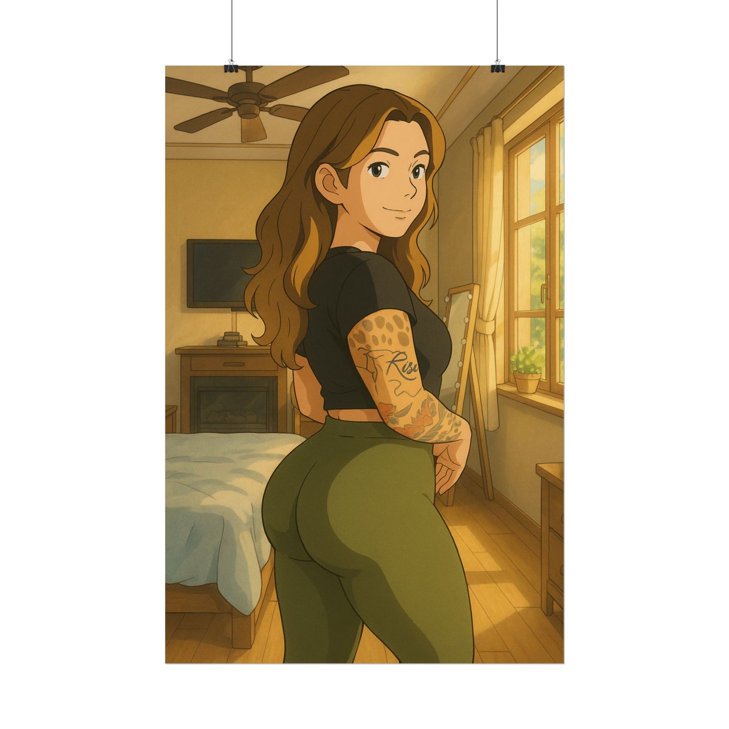 Loco Fits Anime Girls 'Rise & Shine' Poster