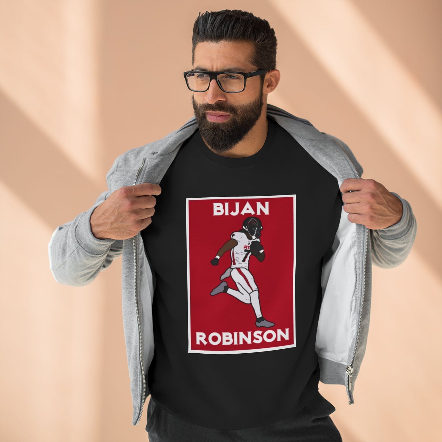 'Dirty Birds Bijan Robinson' Crewneck Sweatshirt