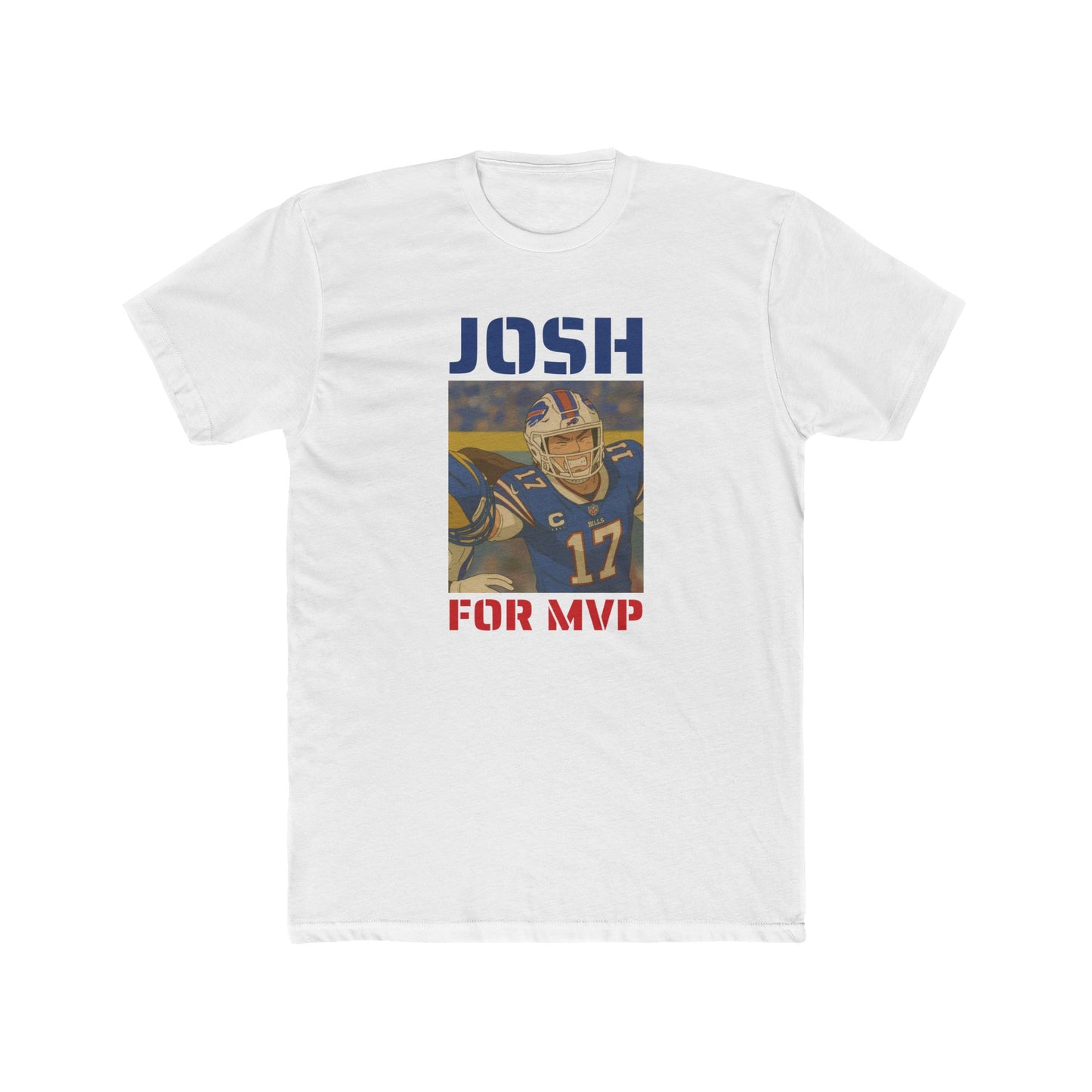 Anime Football 'Josh For MVP' Cotton Crew Tee