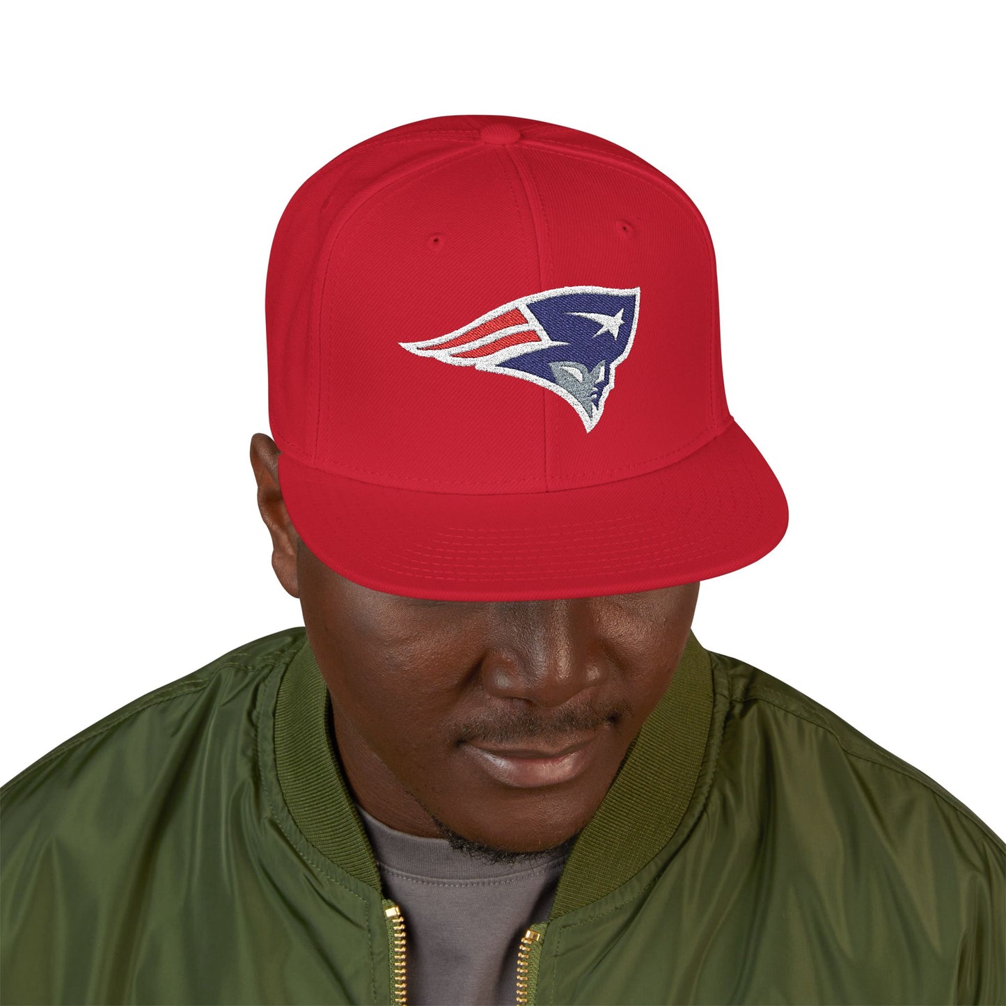 Loco Fits "NFL New England Patriots Modern Concept Logo" Snapback (Embroidery)