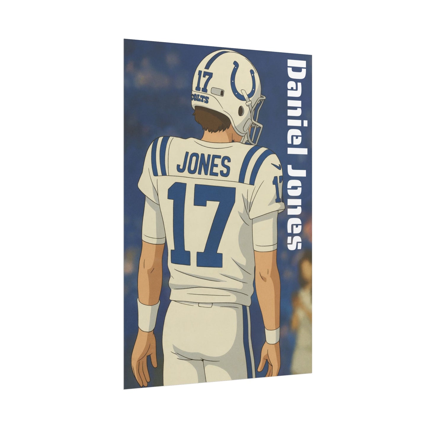 Loco Fits Anime Football 'Daniel Jones' Poster