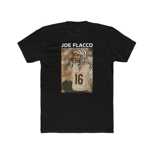 Anime Football 'Joe Flacco' Cotton Crew Tee