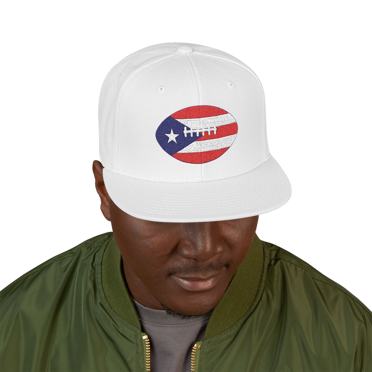 Nation "Wicked Way" Puerto Rico Football Flag Snapback