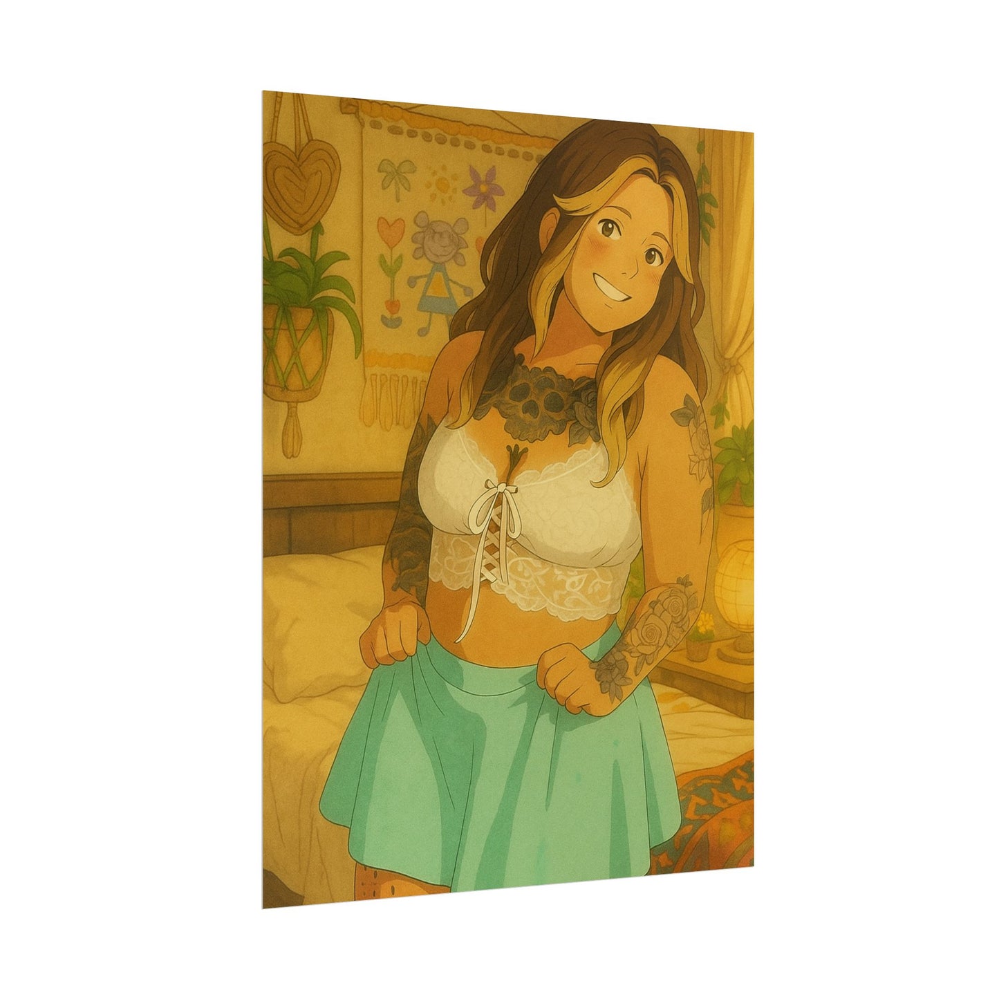 Loco Fits Anime Girls 'Alt Girls Rule' Poster