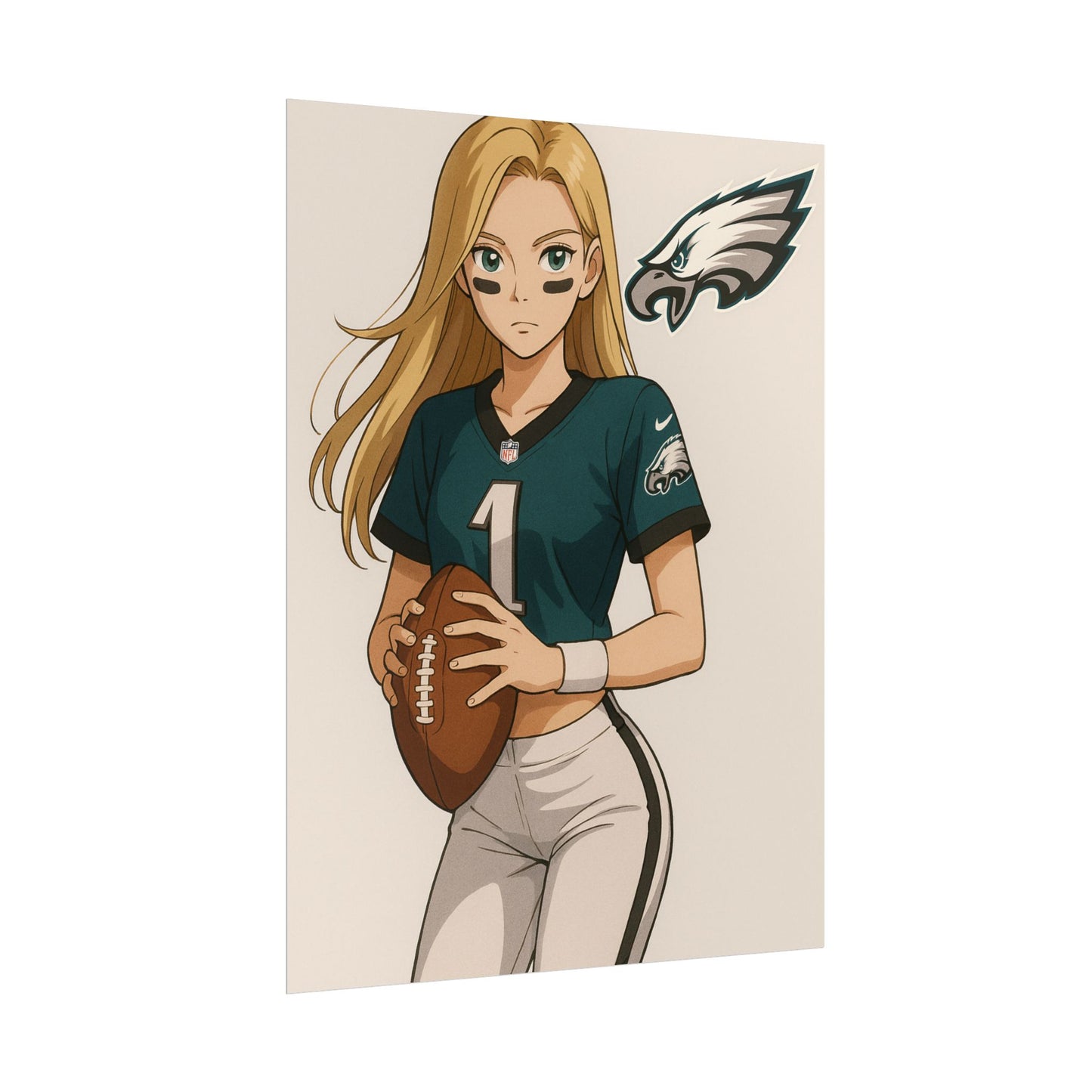 Loco Fits Anime Girls 'Eagles Girls 1' Poster